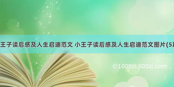 小王子读后感及人生启迪范文 小王子读后感及人生启迪范文图片(5篇)