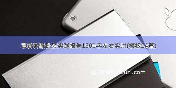 最新暑假社会实践报告1500字左右实用(模板14篇)