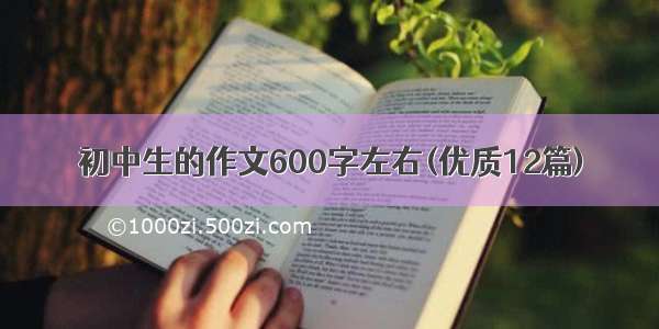 初中生的作文600字左右(优质12篇)