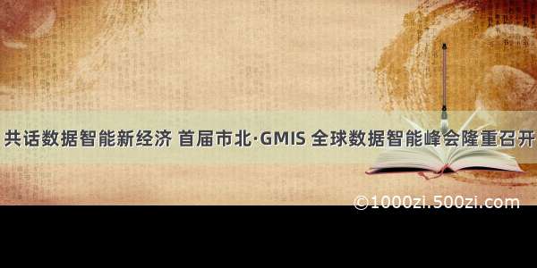 共话数据智能新经济 首届市北·GMIS 全球数据智能峰会隆重召开