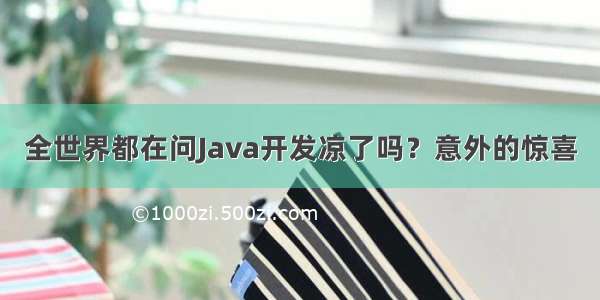 全世界都在问Java开发凉了吗？意外的惊喜