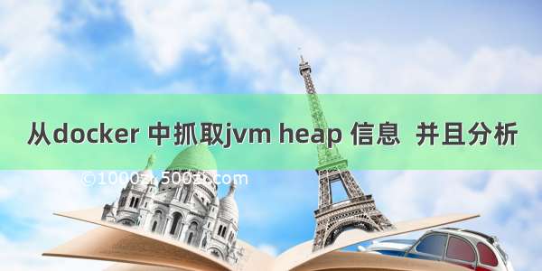 从docker 中抓取jvm heap 信息  并且分析