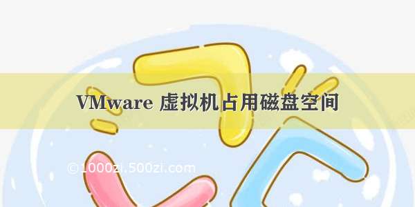 VMware 虚拟机占用磁盘空间