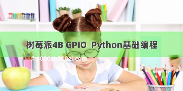 树莓派4B GPIO  Python基础编程