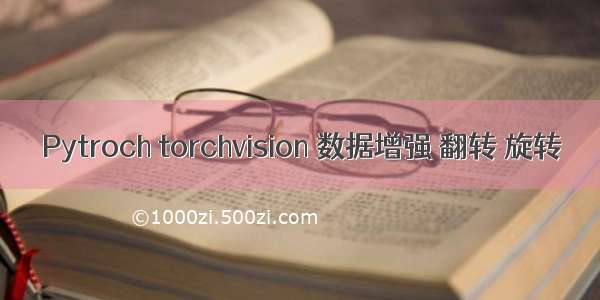 Pytroch torchvision 数据增强 翻转 旋转