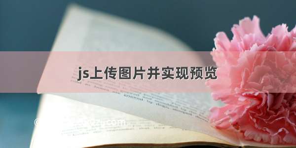 js上传图片并实现预览