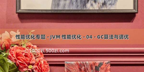 性能优化专题 - JVM 性能优化 - 04 - GC算法与调优