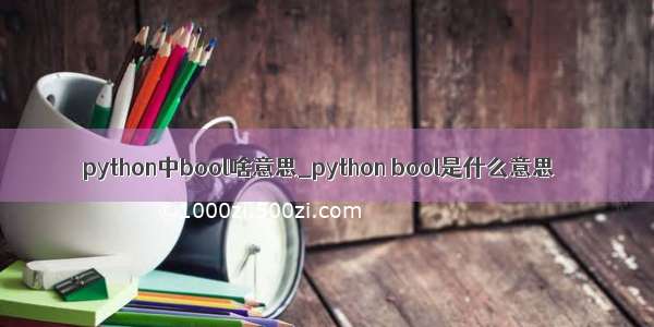 python中bool啥意思_python bool是什么意思