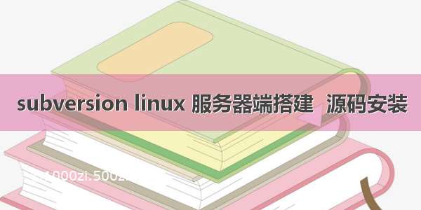 subversion linux 服务器端搭建  源码安装