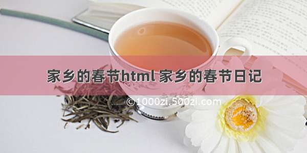 家乡的春节html 家乡的春节日记