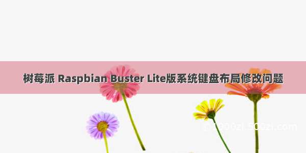 树莓派 Raspbian Buster Lite版系统键盘布局修改问题