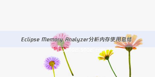 Eclipse Memory Analyzer分析内存使用总结