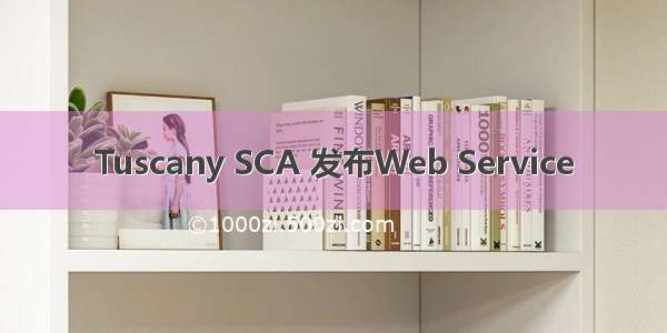 Tuscany SCA 发布Web Service