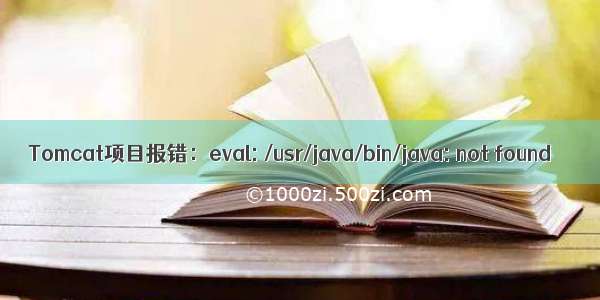 Tomcat项目报错：eval: /usr/java/bin/java: not found