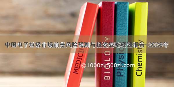 中国电子垃圾市场前景风险预测与投资战略规划报告-2028年