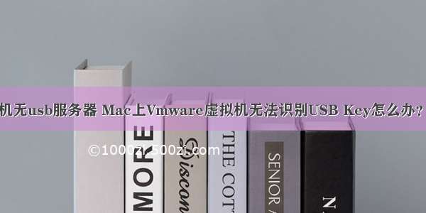 苹果系统虚拟机无usb服务器 Mac上Vmware虚拟机无法识别USB Key怎么办？Mac虚拟机无