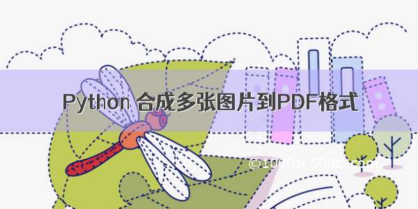 Python 合成多张图片到PDF格式