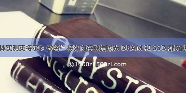 媒体实测英特尔® 傲腾™ 持久内存数据曝光 DRAM 和 SSD 都沉默了