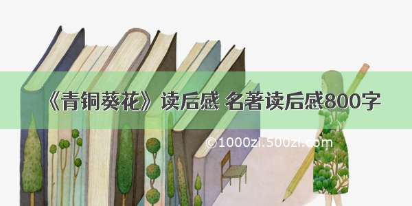 《青铜葵花》读后感 名著读后感800字