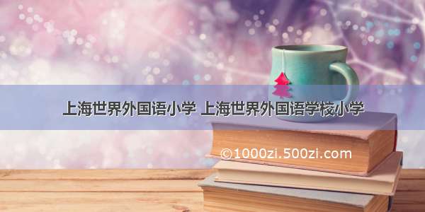 上海世界外国语小学 上海世界外国语学校小学