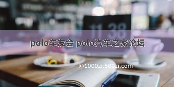 polo车友会 polo汽车之家论坛