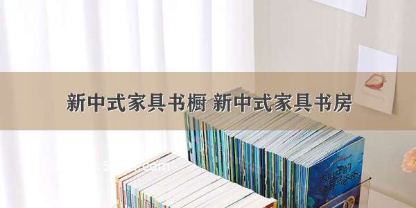 新中式家具书橱 新中式家具书房