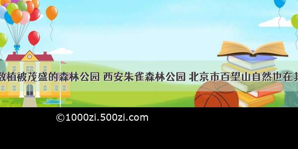 细数植被茂盛的森林公园 西安朱雀森林公园 北京市百望山自然也在其中