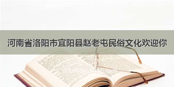 河南省洛阳市宜阳县赵老屯民俗文化欢迎你