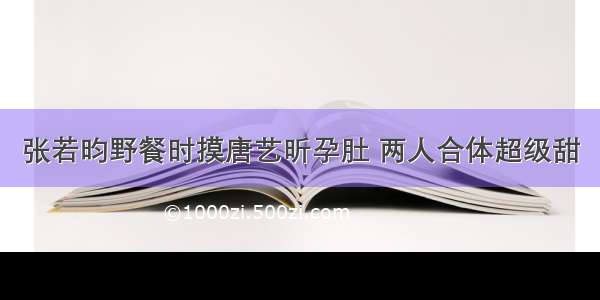 张若昀野餐时摸唐艺昕孕肚 两人合体超级甜