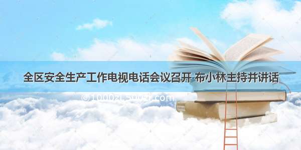 全区安全生产工作电视电话会议召开 布小林主持并讲话