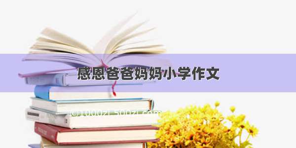 感恩爸爸妈妈小学作文