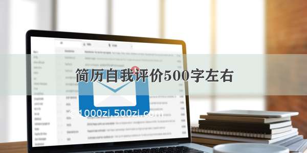 简历自我评价500字左右