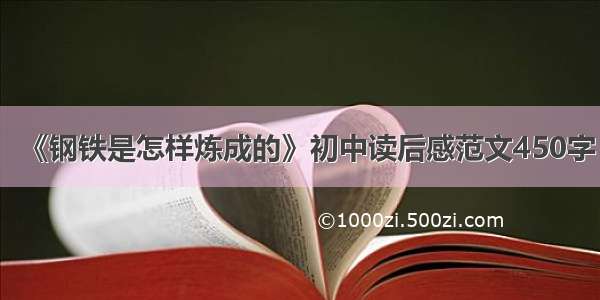 《钢铁是怎样炼成的》初中读后感范文450字