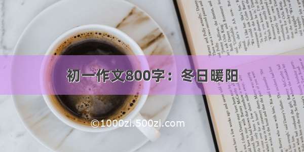 初一作文800字：冬日暖阳