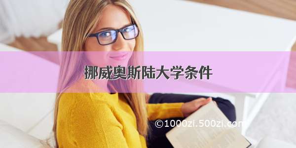 挪威奥斯陆大学条件