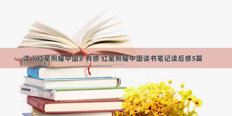读《红星照耀中国》有感 红星照耀中国读书笔记读后感5篇