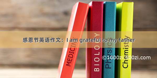 感恩节英语作文：I am grateful to my father