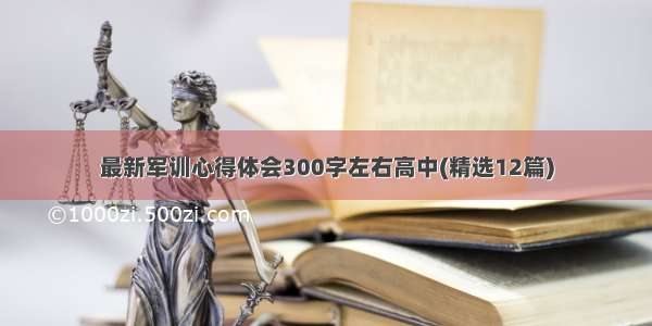 最新军训心得体会300字左右高中(精选12篇)