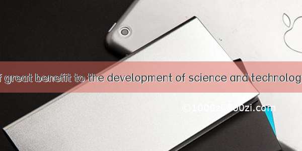 computers are of great benefit to the development of science and technology. A. The fact i