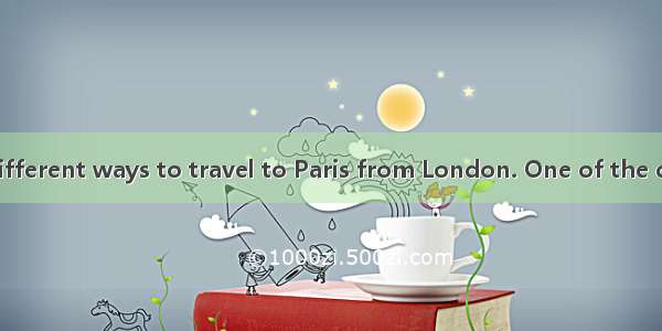 There are many different ways to travel to Paris from London. One of the quickest and most